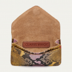 Stone Hand Painted Python Card Holder Alex