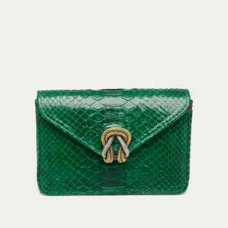 Green Grass Python Card Holder Alex