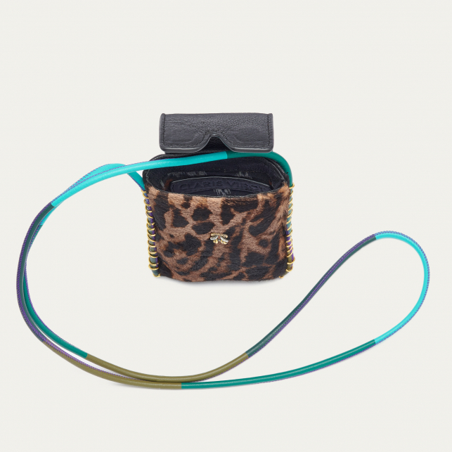 Etui à lunettes Emile Cuir Ocelot