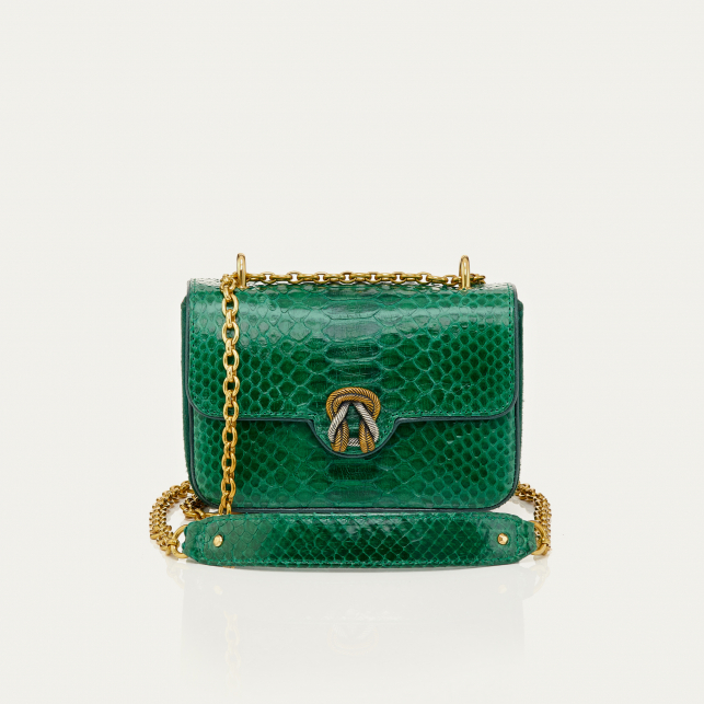 Sac Python Mini Ava Vert Pelouse