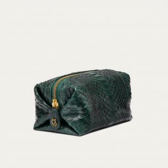 Trousse Python Paulette Vert Foret