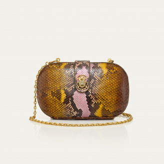 Stone Hand Painted Python Chiara Bag