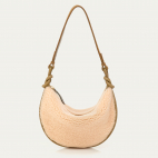 Cream Shearling Leather Chris Bag