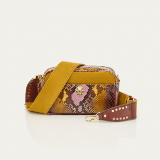 Sac Python Peint Main Lily Roche