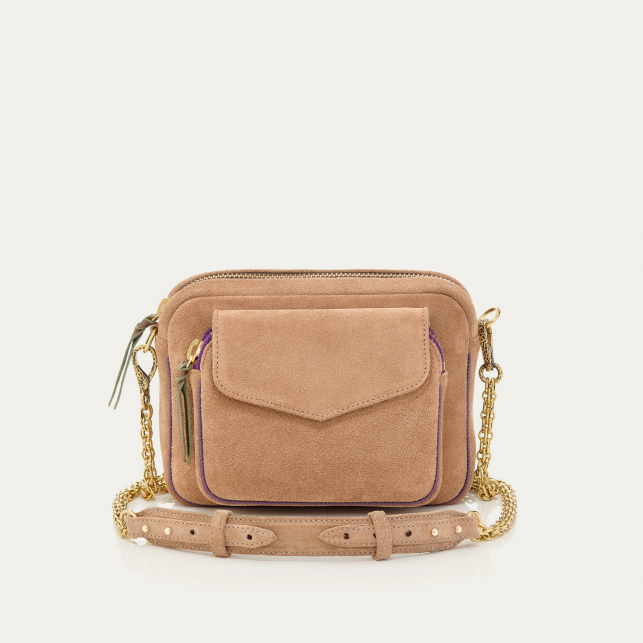 Sac Cuir Charly Croute Greige