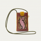 Stone Hand Painted Python Phone Bag Double Marcus