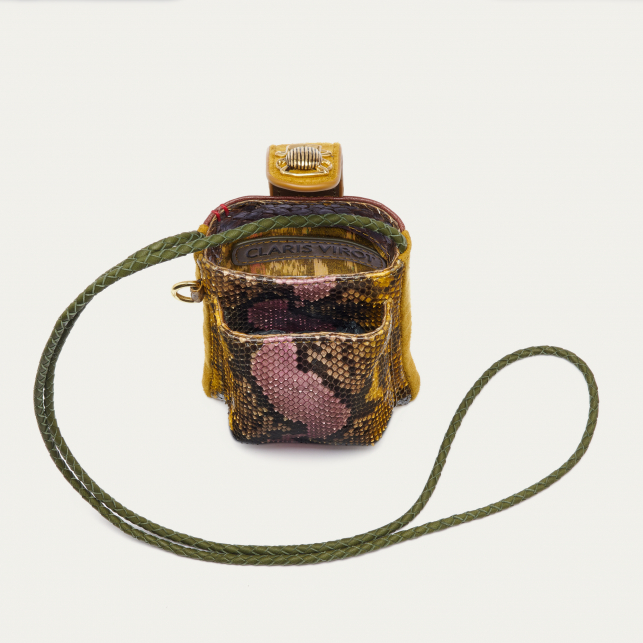 Stone Hand Painted Python Phone Bag Double Marcus
