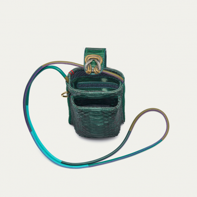 Green Forest Python Phone Bag Double Marcus