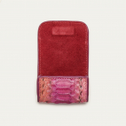 Etui Airpod Jamie Python Bordeaux Rose