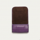 Purple Graine Leather Airpod Holder Jamie