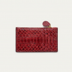 Card Holder Python Helena Burgundy