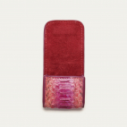 Etui Airpod Jamie Python Bordeaux Rose