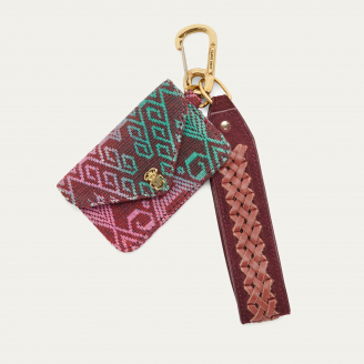 Bordeaux Leather Pedro Key Holder