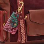 Bordeaux Leather Pedro Key Holder