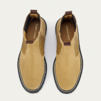 Grege and Olive Leather Ziggy Chelsea Boots