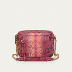 Pink Burgundy Python Big Charly bag
