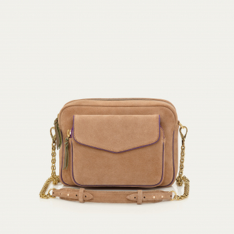 Grege Thick Leather Suede Big Charly bag