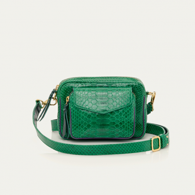 Green grass Python Baby Charly Bag