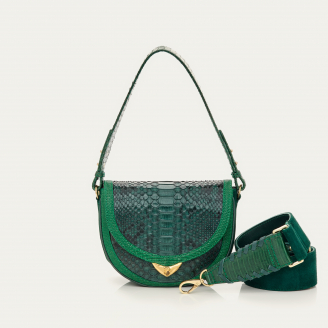 Green Mix Python Bag Victoria