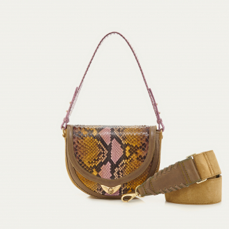 Stone Hand Painted Python Bag Victoria