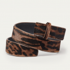 Ocelot Leather Belt