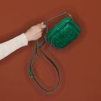 Green grass Python Baby Charly Bag