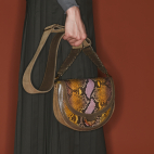 Stone Hand Painted Python Big Victoria Bag