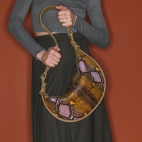 Stone hand painted Python Bag Chris