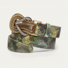 Green Valley Python Knot Belt