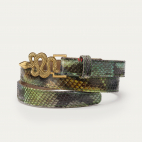 Green Valley Python Golden Snake Baby Belt