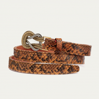 Moka Python Knot Baby Belt