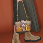 Sac Python Ava Medium Peint Main Roche