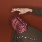 Pink Burgundy Python Case Paulette