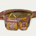 Stone Hand Painted Python Fanny Pack