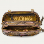 Stone Hand Painted Python Clara Bag