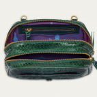 Green Forest Python Clara Bag