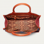 Braided tricolor leathers Archi Shopping Bag