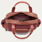 Bark and Hot Wine Leather Leo Bag