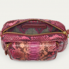 Pink Burgundy Python Baby Charly Bag