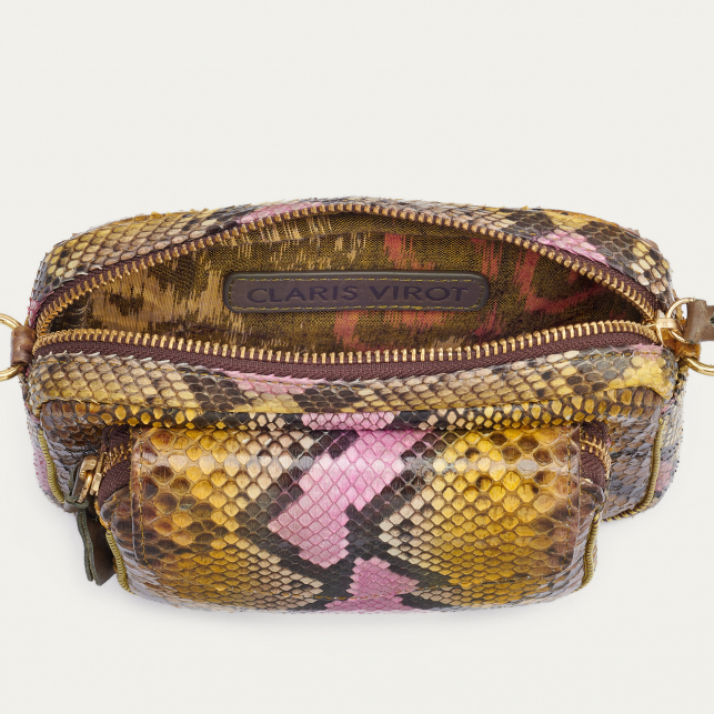 Stone Hand Painted Python Baby Charly Bag