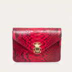 Pink Celosia Python Card Holder Alex