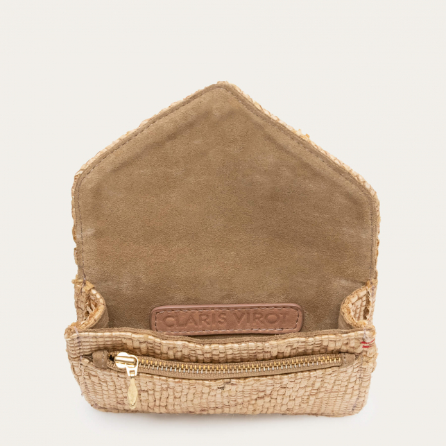 Raffia Fabric Card Holder Alex
