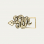 Golden Snake Baby Buckle