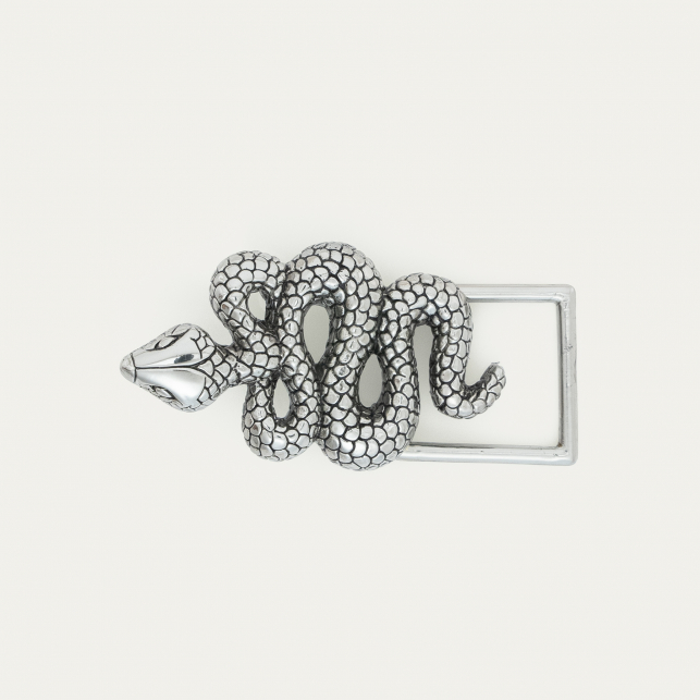 Silver Snake Baby Buckle