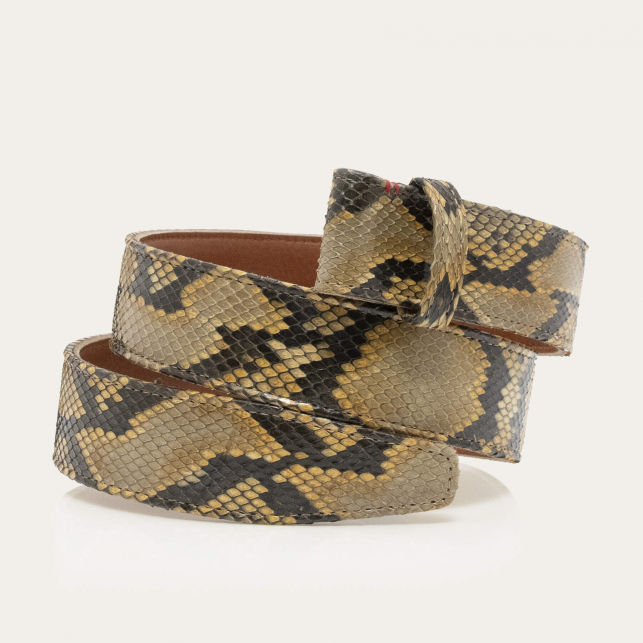 Desert Python Golden Snake Belt