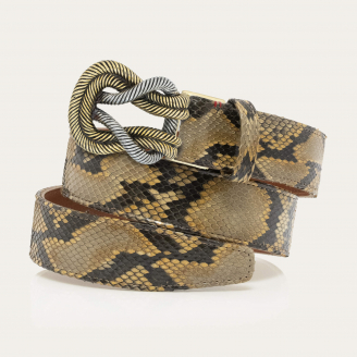 Desert Python Knot Belt