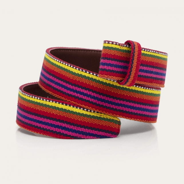 Poncho Fabric Belt