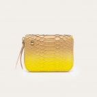 Portefeuille Python Mini Bob Jaune Mais