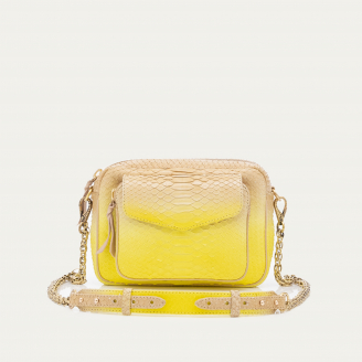 Sac Python Charly Jaune Mais