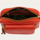 Sac Cuir Charly Orange Goyave